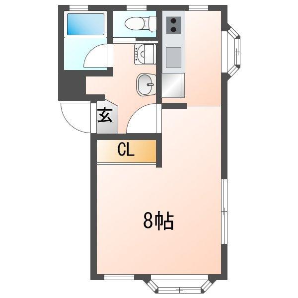 アマンダハイル（102） 間取り図画像