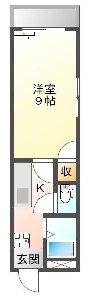 志乃丘ハイツⅢ（305） 間取り図画像