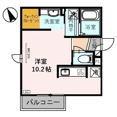 レヴァータ（201） 間取り図画像