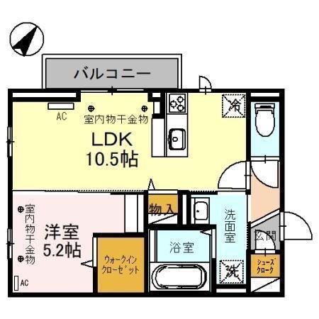 Dレジデンス兼六元町Ⅱ（205） 間取り図画像