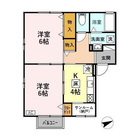 エクレール・Ｎ（101） 間取り図画像