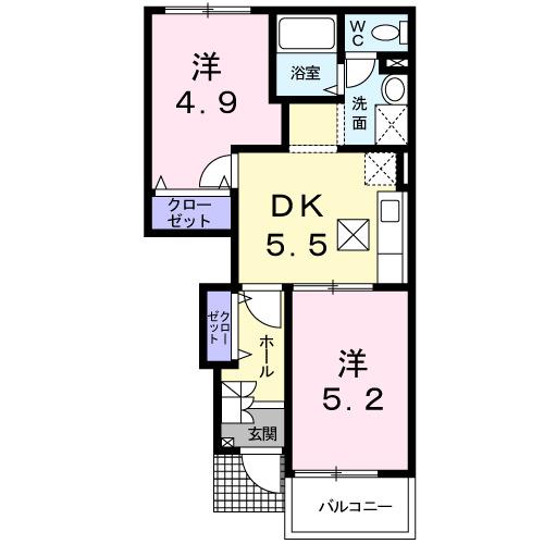 トゥインクル（104） 間取り図画像