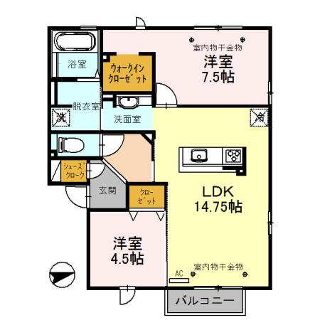  間取り図写真