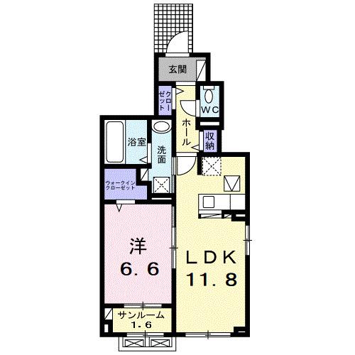 バーベナ（101） 間取り図画像