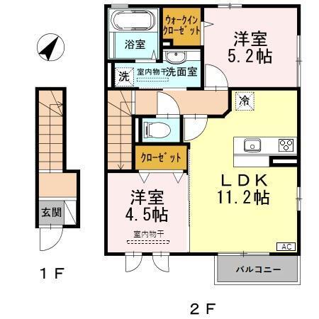 ビュー　ルミエール（202） 間取り図画像