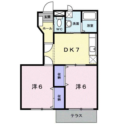サンモールＫ（102） 間取り図画像