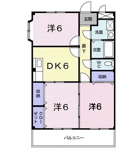 ロイヤルウエスト（404） 間取り図画像