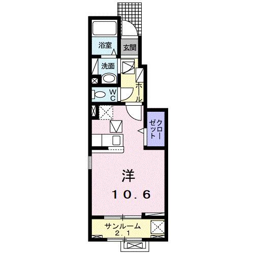 エスポワール２０２４（103） 間取り図画像