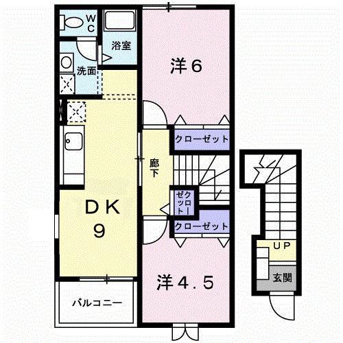 フェアリー・テイル（201） 間取り図画像