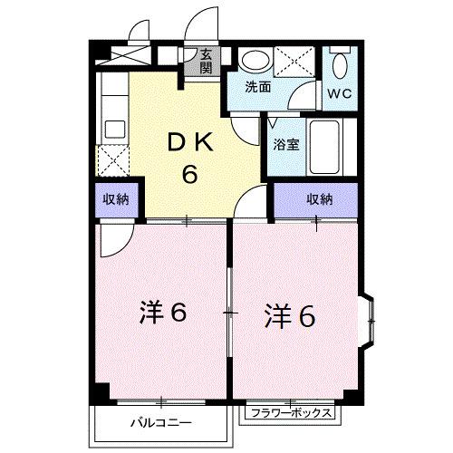 ルピナスＮ（201） 間取り図画像