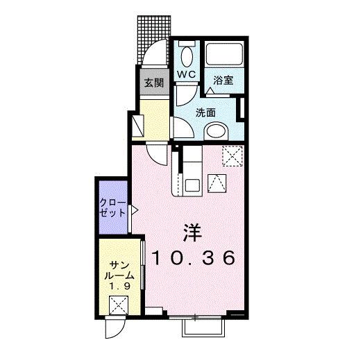 ユ・クラルテ（102） 間取り図画像