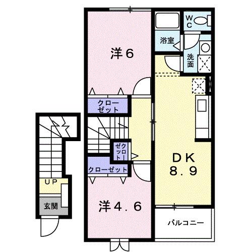 プラードⅡ（202） 間取り図画像