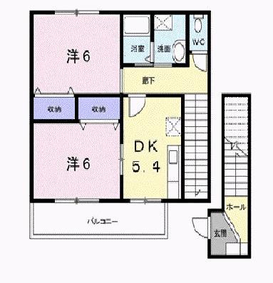 パティオ・テラヤマ（202） 間取り図画像