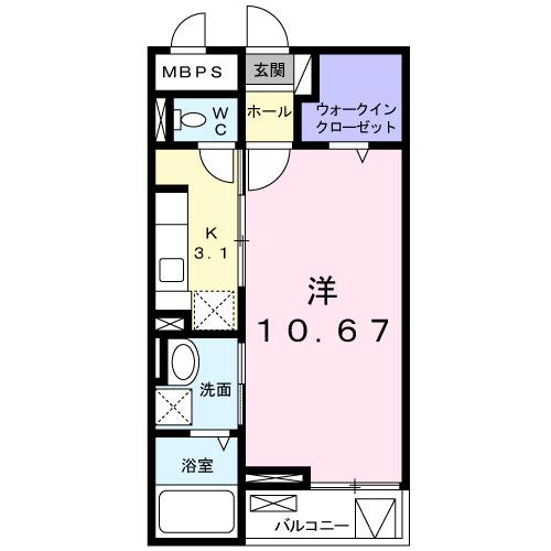 ナオパウム（105） 間取り図画像