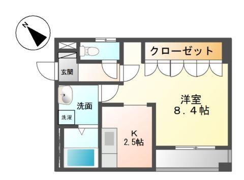 リリーベル 間取り図画像