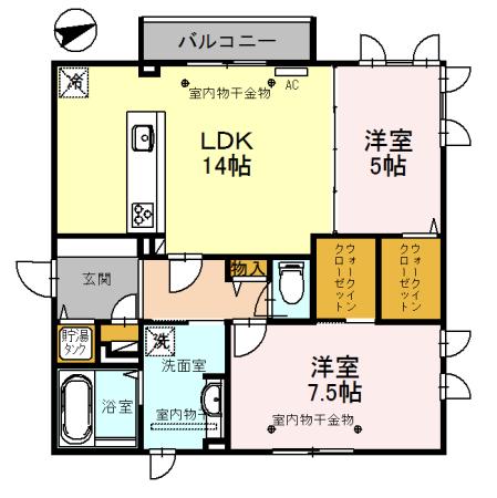  間取り図写真
