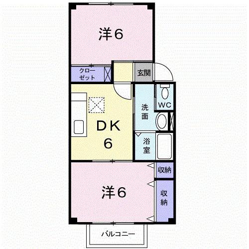 アンシャンテ（204） 間取り図画像