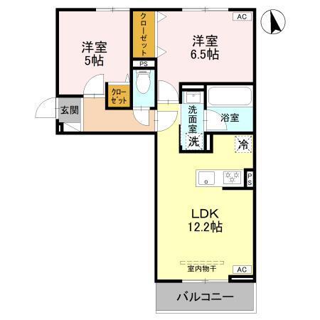 charme（301） 間取り図画像