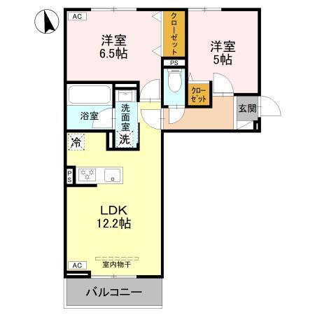 charme（303） 間取り図画像