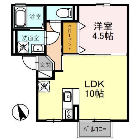 ウィルモア弐番館（205） 間取り図画像