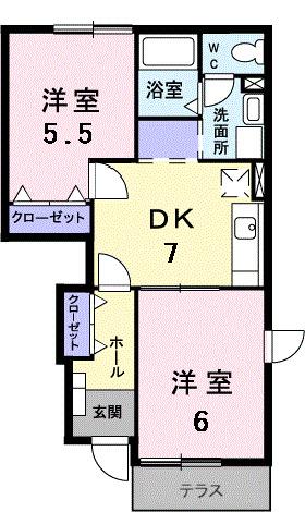 ＨＯＴ　ＳＰＲＩＮＧ（103） 間取り図画像