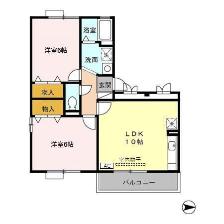 ボヌール御園（303） 間取り図画像