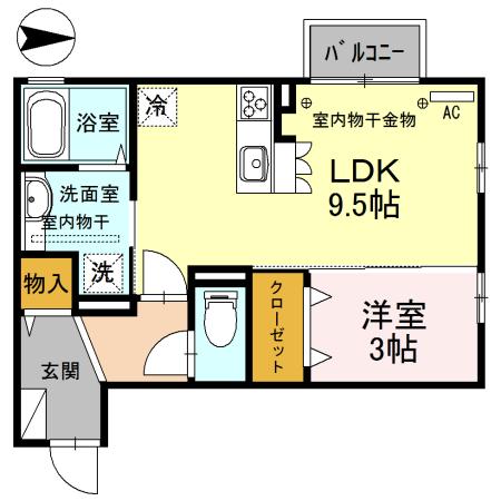 シャンピオナ（203） 間取り図画像