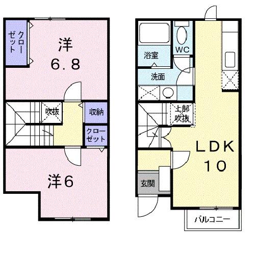 パルテール（104） 間取り図画像