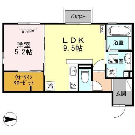 アルカディア（102） 間取り図画像