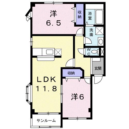 レヴリー（301） 間取り図画像