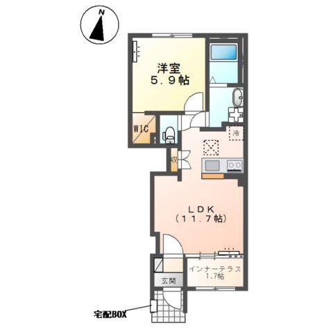 金沢市久安3丁目新築アパート 間取り図画像