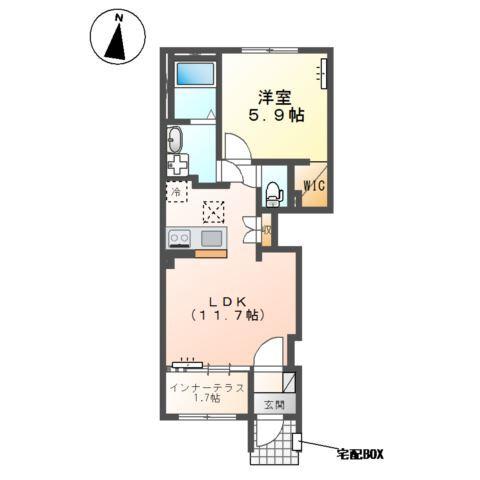 金沢市久安3丁目新築アパート 間取り図画像