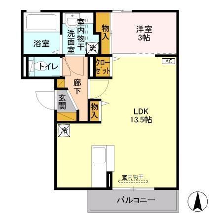 ウェルパレス（302） 間取り図画像