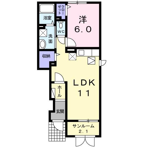 トゥインクル　Ⅶ（103） 間取り図画像