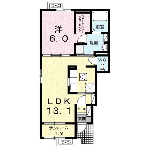 希多の館（101） 間取り図画像
