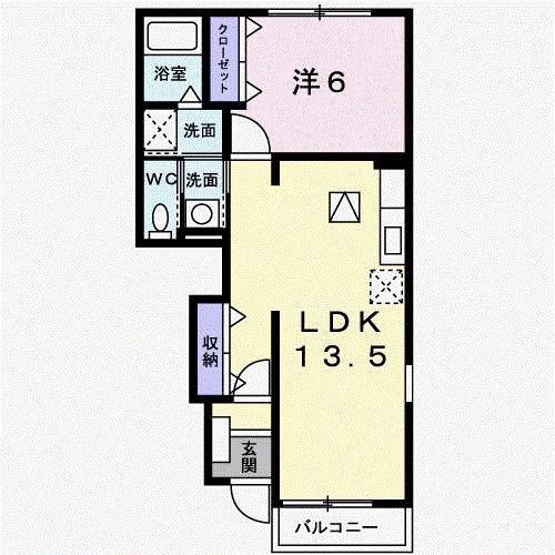 サン・ボヌールⅡ（102） 間取り図画像