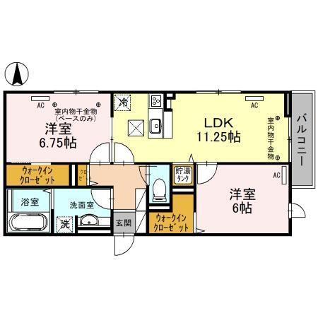 D-Residence諸江Ⅰ（103） 間取り図画像