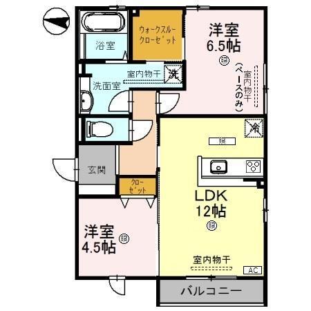 フォレストコート（203） 間取り図画像