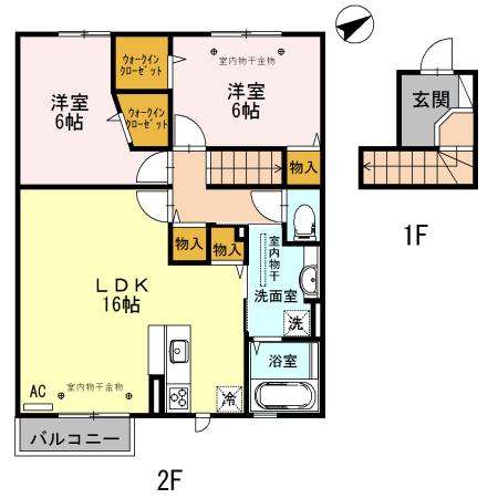 パストラル（202） 間取り図画像