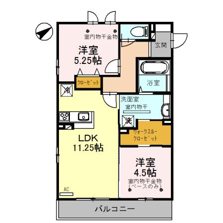ルアナ・マーリエ　マーリエ（Malie)（206） 間取り図画像
