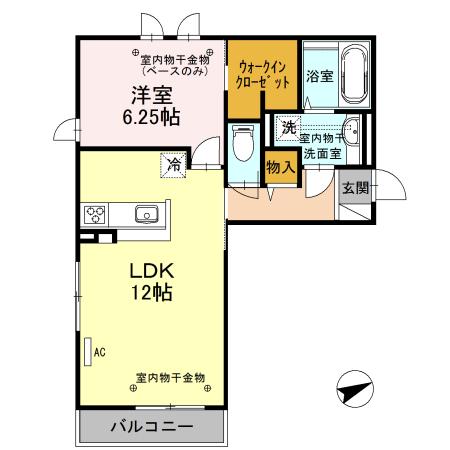 プリムール（203） 間取り図画像