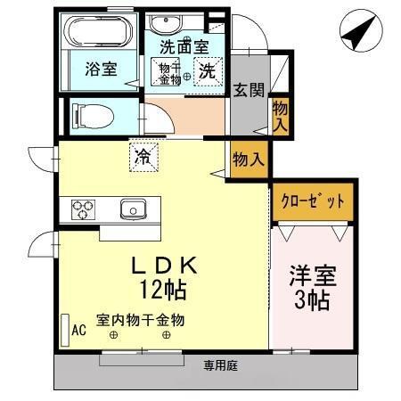 ルーナ・サクラ（103） 間取り図画像