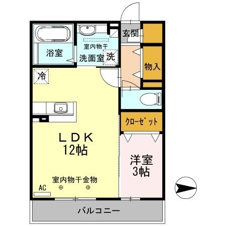 ブリジャール（302） 間取り図画像