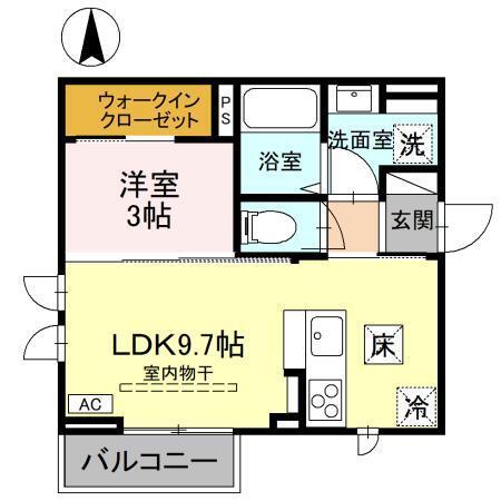 ＡＶＡＮＣＥ(ｱｳﾞｧﾝｾ)（101） 間取り図画像