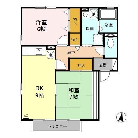プリムローズ（105） 間取り図画像