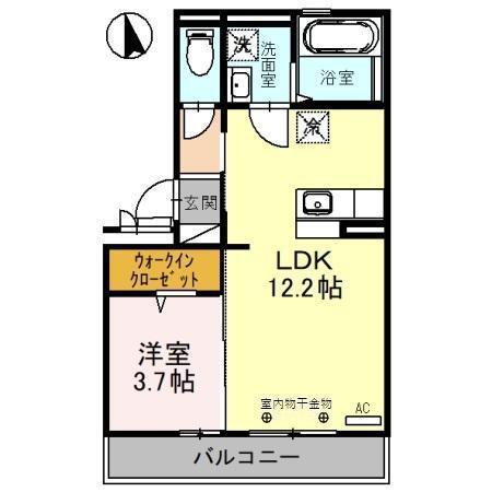 ユニ　ステイ弐番館（303） 間取り図画像