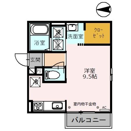 SAKURA（105） 間取り図画像