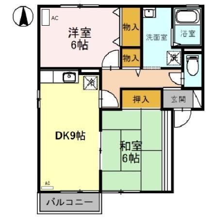 メゾンHiro（101） 間取り図画像