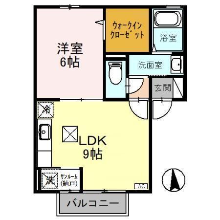 リビングタウン御経塚（102） 間取り図画像