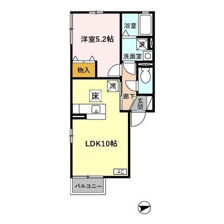 Ｃａｓａ Ｓｉｌｖａｅ（101） 間取り図画像